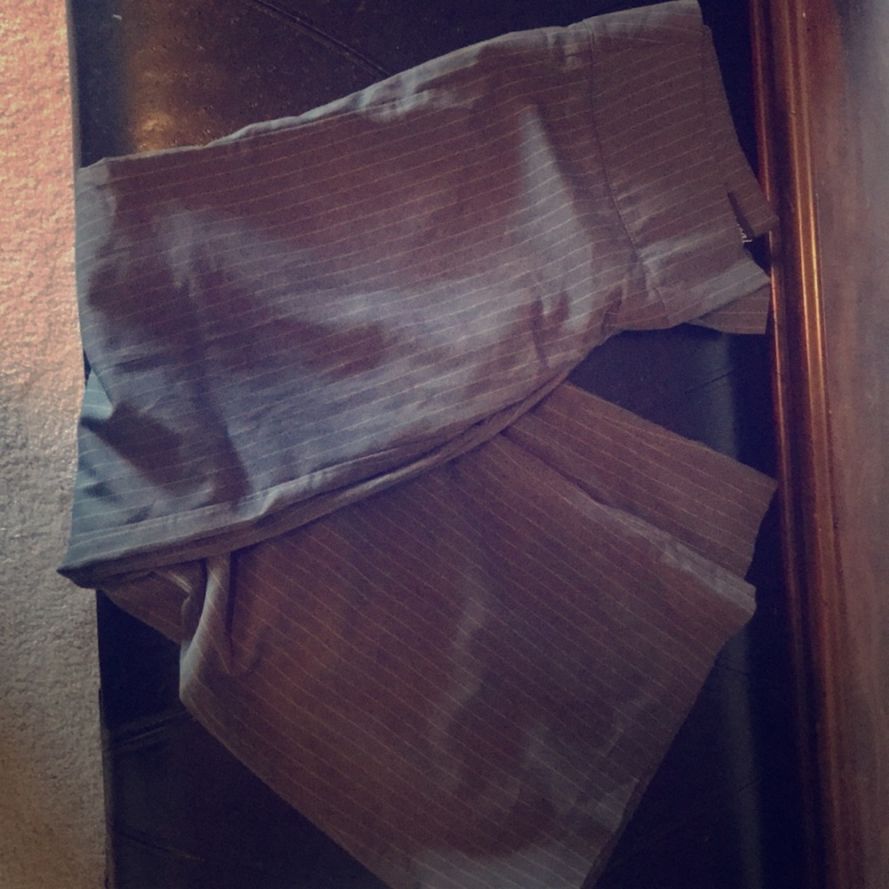 High waisted wide leg work pants